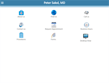 Tablet Screenshot of drsakol.com